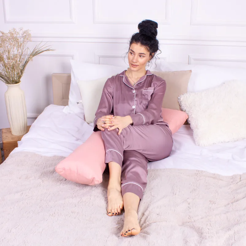 Подушка для беременных и отдыха Г-образная №8420 14-1312 Domiano EcoSilk Ranforce Elite - 9