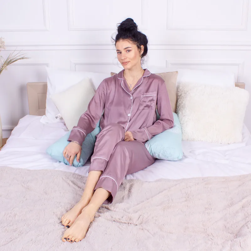 Подушка для беременных и отдыха Г-образная №8440 Color Line 17-0169 Deniz Mint EcoSilk бязь - 8