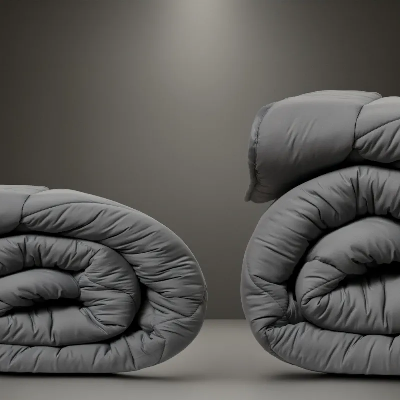 Одеяло шелковое Eco Light Gray №9003 шелк Капок микросатин (супер теплое) - 8