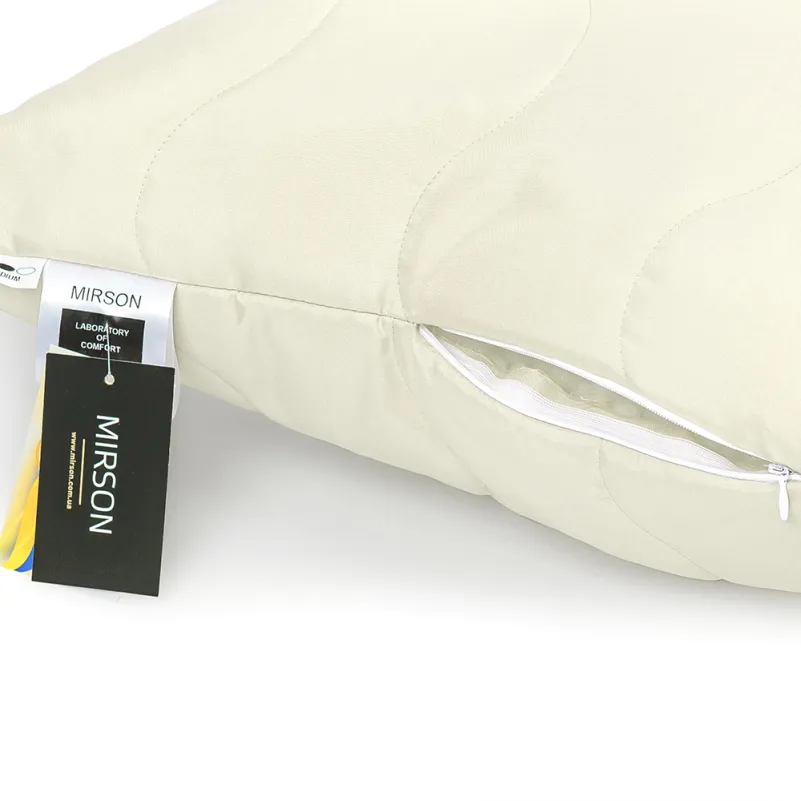 Набор антиалергенных подушек Eco Light Creamy №1602 EcoSilk микросатин - 6
