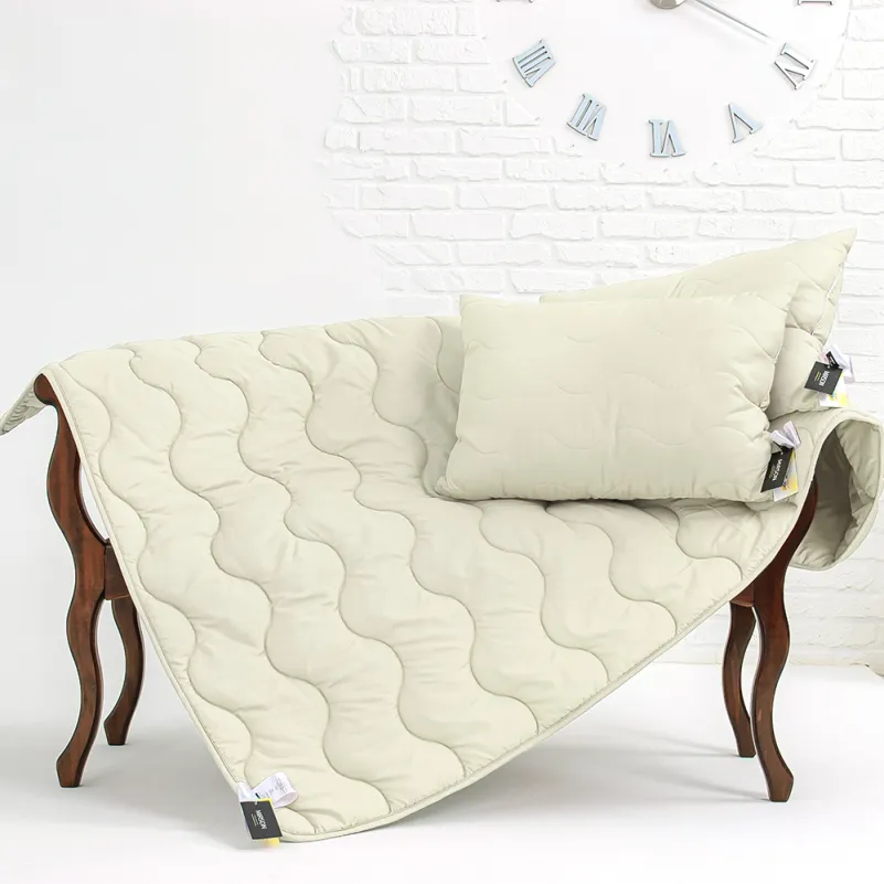 Набор антиалергенных подушек Eco Light Creamy №1602 EcoSilk микросатин - 3