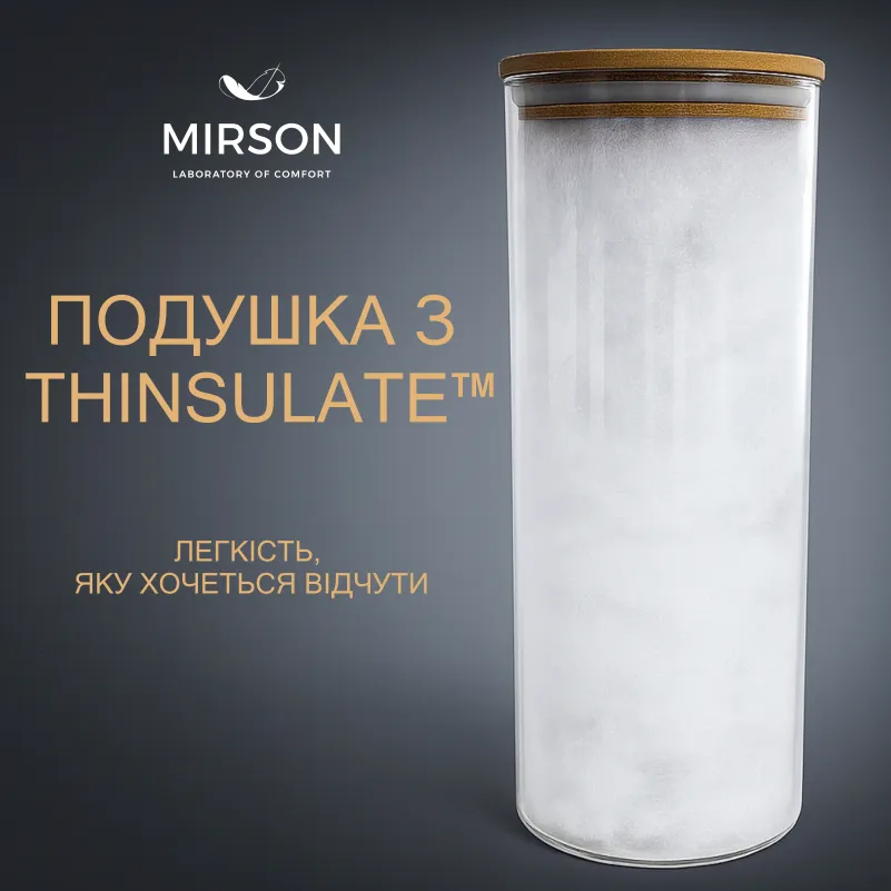 Набір антиалергенний 3M ТМ THINSULATE ТМ Супер Теплий Eco Light Blue №1667 (ковдра + подушки 50*70 середні) - 6