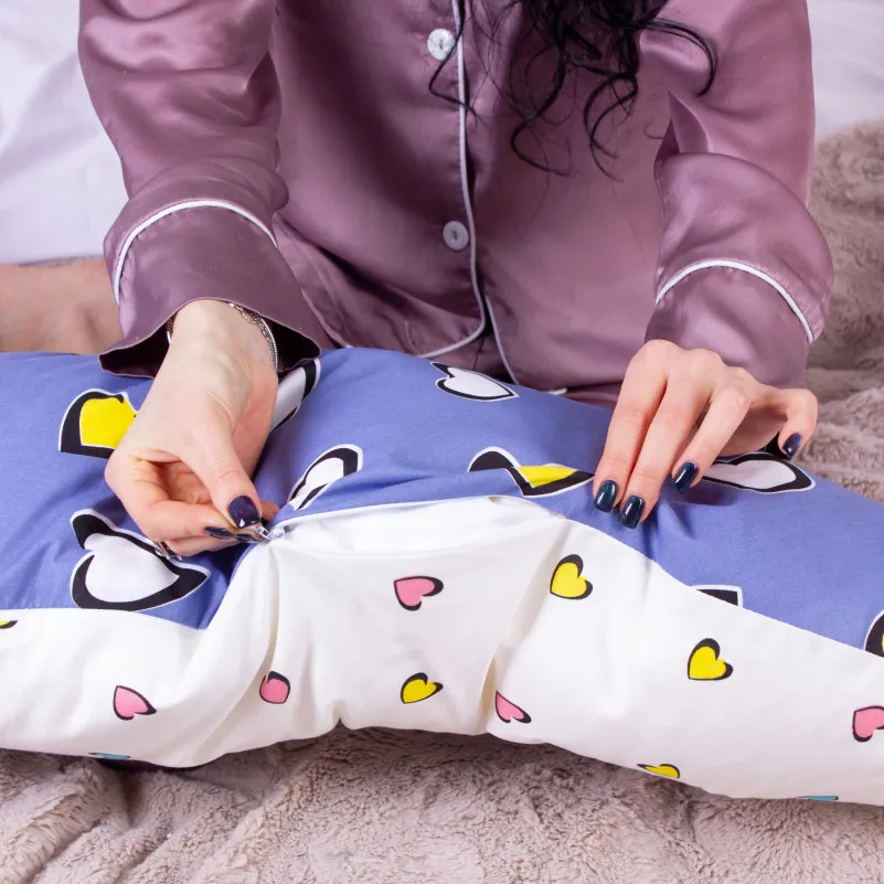 Подушка для вагітних та годування №8683 Print Line 17-0143 Mayya Полістирол - 2