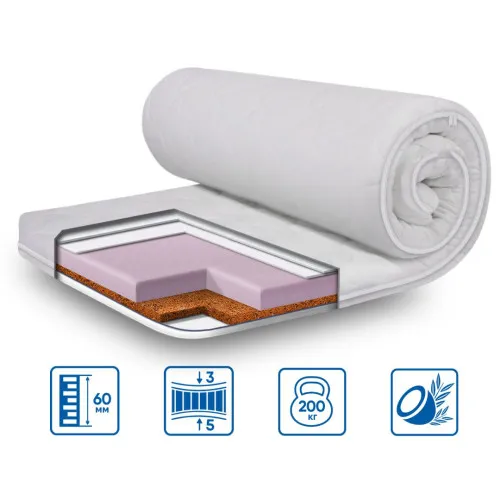 Матрас Топпер Ролл Ап (Roll Up) ES Standart Cocos