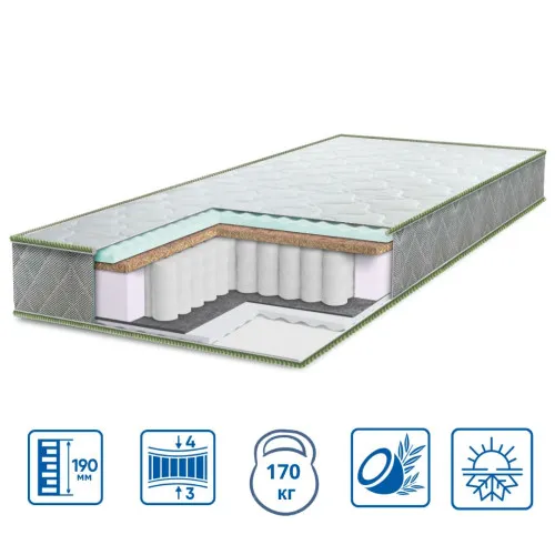 Матрац пружинний "незалежні блоки" ES Pulson 2 в 1