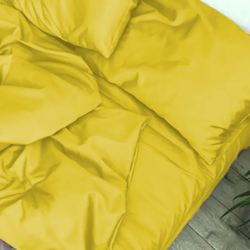 Комплект постельного белья Сатин TEENAGER Satin Light Pro 10-002 Yellow - 2
