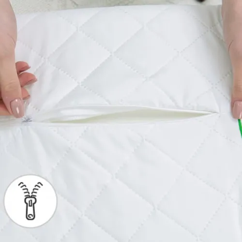 Подушка ортопедическая (стружка Memory) №4227 Steep Line Aloe Vera 58*40*10,5 см - 2