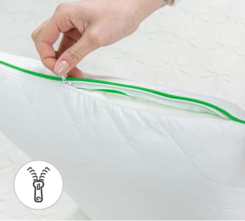 Подушка ортопедична (стружка Memory) №4003 Steep Line Aloe Vera Women 59*43*10 - 2