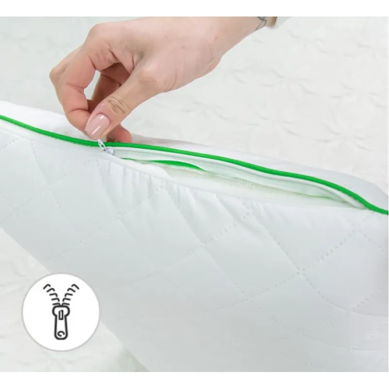 Подушка ортопедична (стружка Memory) №4003 Steep Line Aloe Vera Women 59*43*10 см - 1