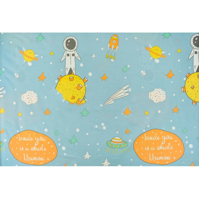 Підковдра Бязь 17-0426 Little astronaut - 3