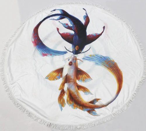 Пляжное полотенце №5071 Summer Time Fish