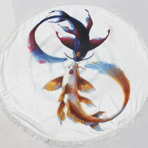 Пляжное полотенце №5071 Summer Time Fish