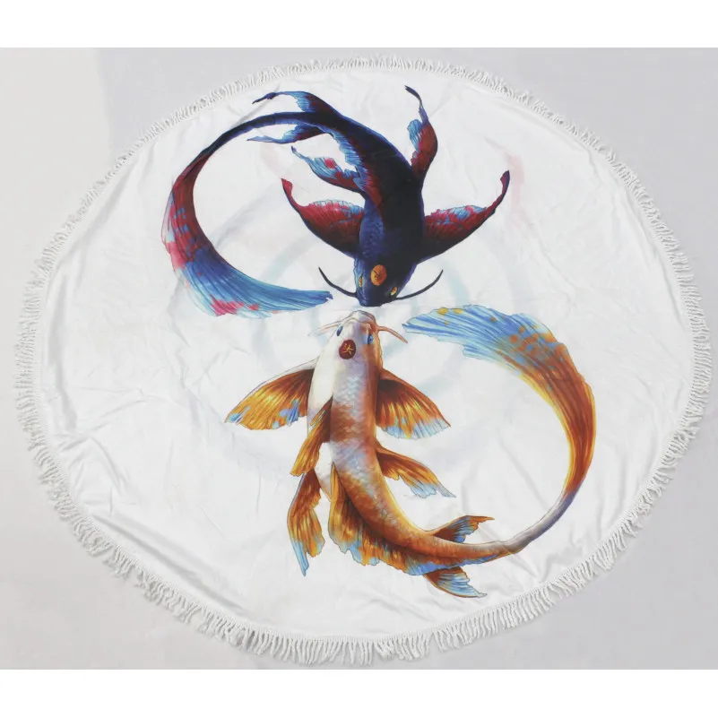 Пляжное полотенце №5071 Summer Time Fish