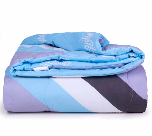 Летний постельный комплект №2804 Сolor Fun Line Oblivion "Ecosilk" (одеяло + 2 подушки + 2 наволочки + простынь) Black Friday - 2