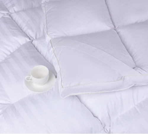 Перина-топпер №4006 "Royal Pearl" (100% пух) высота до 5 см