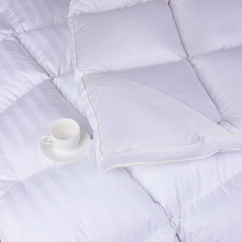 Перина-топпер №4006 "Royal Pearl" (100% пух) высота до 5 см