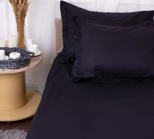 Наволочка Poplin Line "099 Black" - 2