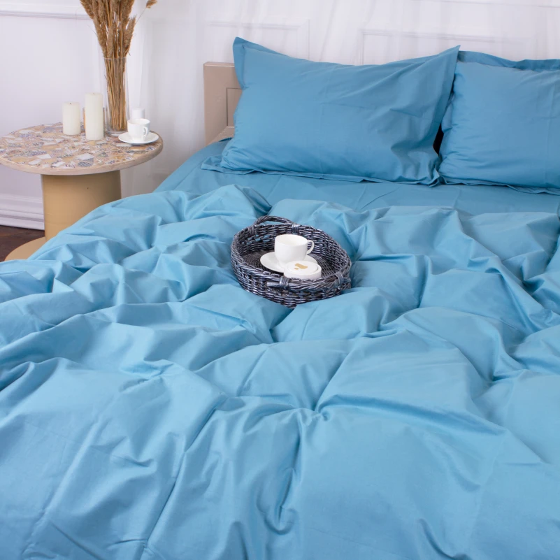 Простынь Poplin Line "067 Green wave" - 4