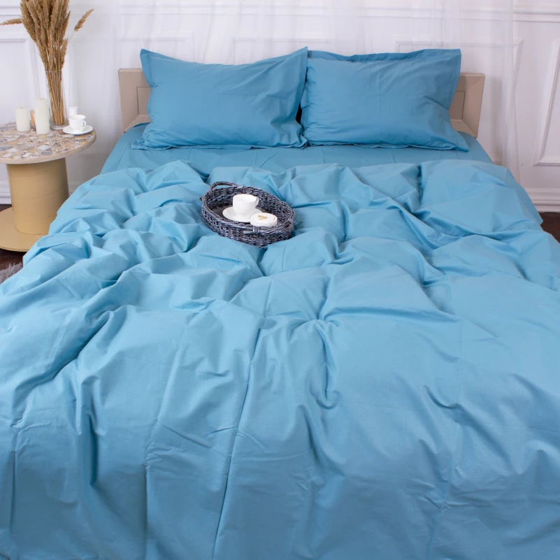 Простынь Poplin Line "067 Green wave" - 6