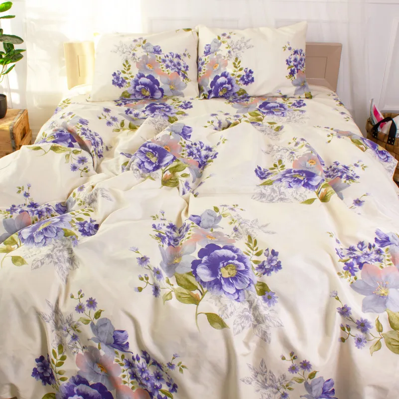 Комплект постільної білизни 100% поліестер 15-0339 Trey