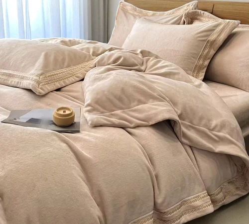 Комплект постільної білизни Royal Velour beige