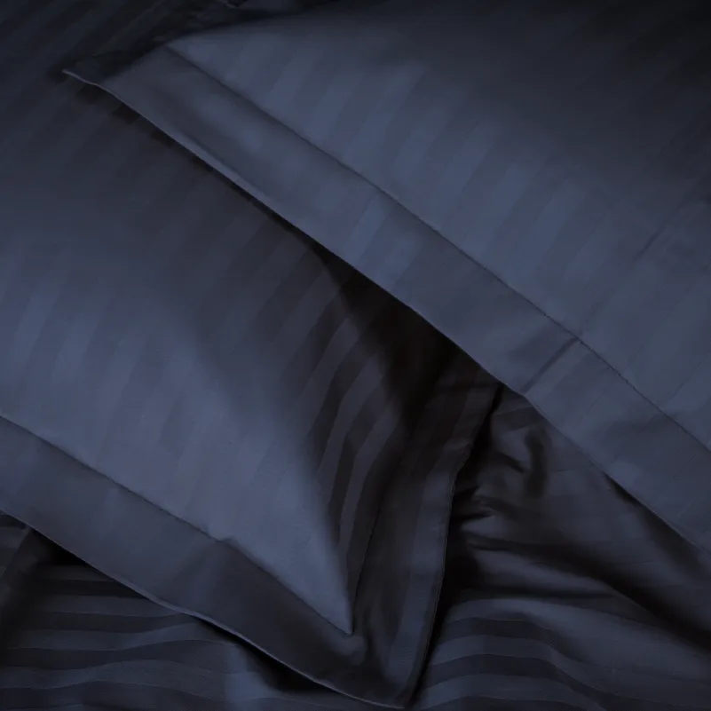 Комплект постельного белья Сатин JUNIOR Satin Stripe 30-0020 Smoky Blue - 3