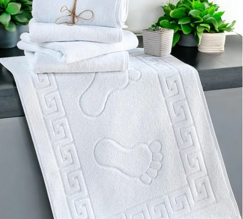 Килимок Т Modern Footprint white