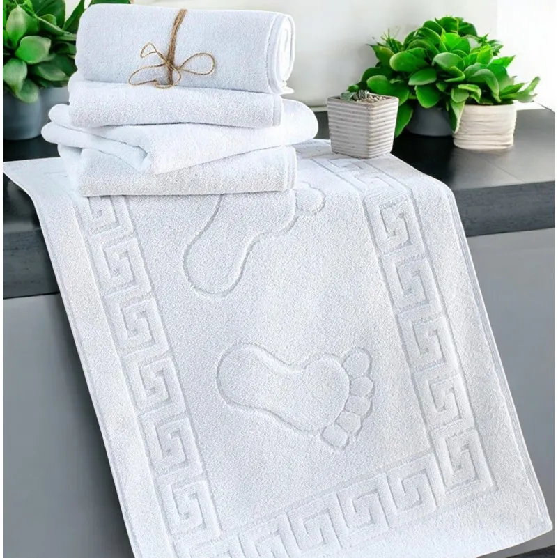 Килимок Т Modern Footprint white
