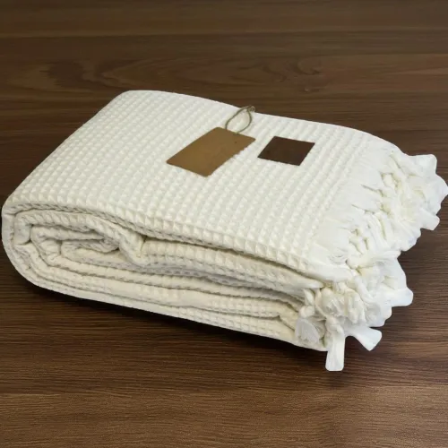 Покривало Т Honey Grid beige