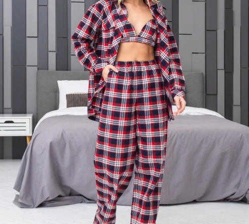 Пижама "Helen" red/blue