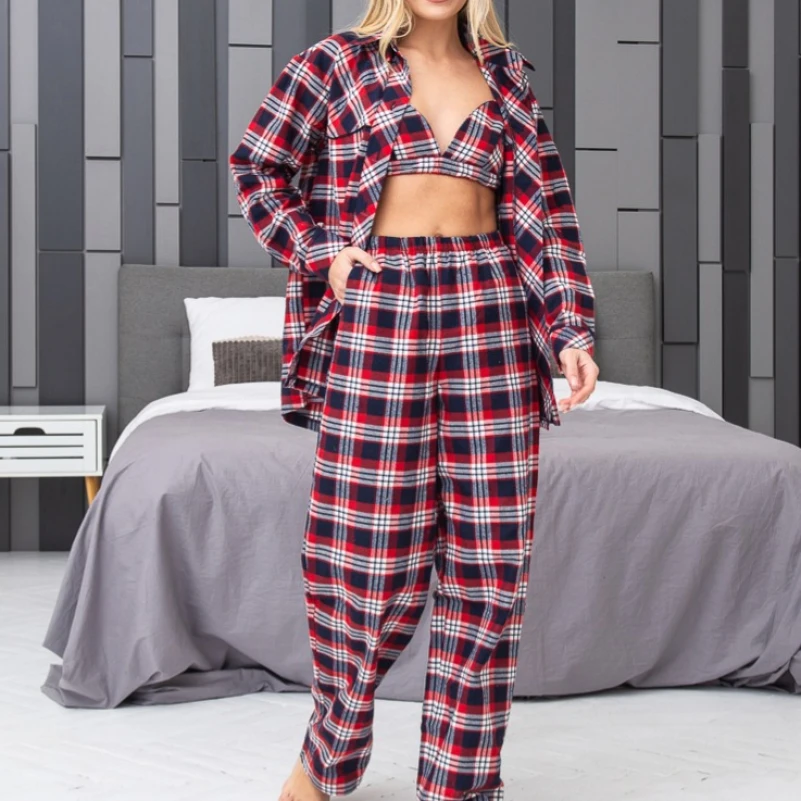 Пижама "Helen" red/blue