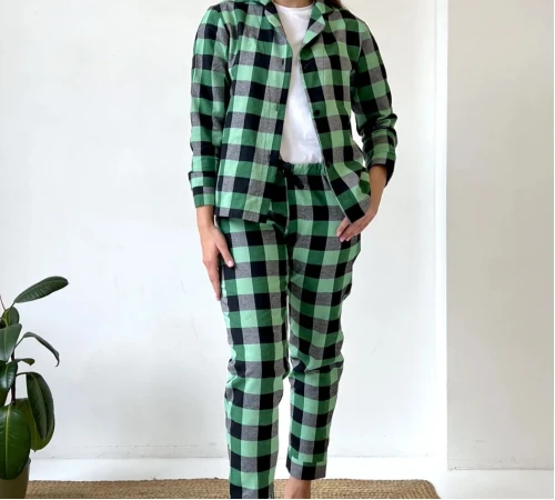 Женский костюм "Evening Glow" green/black