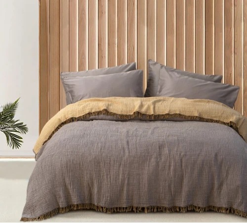 Покривало "Pure Muslin" coffee