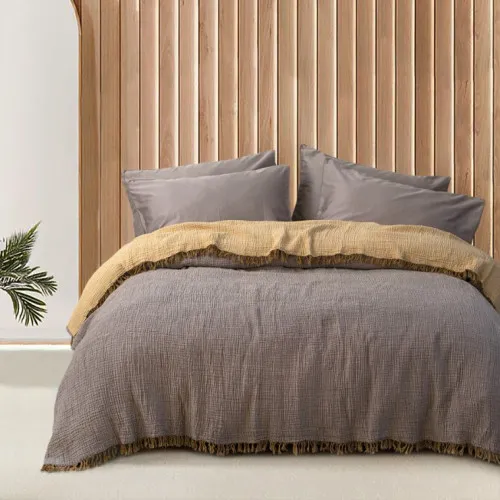 Покривало "Pure Muslin" coffee