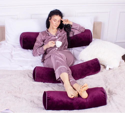 Подушка-валик №8127 Velvet Line 28-0002 Excalibur EcoSilk