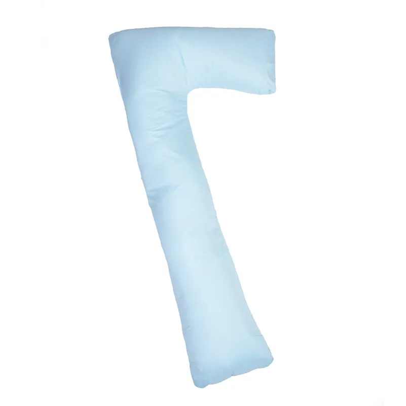 Подушка для беременных и отдыха Г-образная №8461 Eco Line Blue EcoSilk микросатин - 8