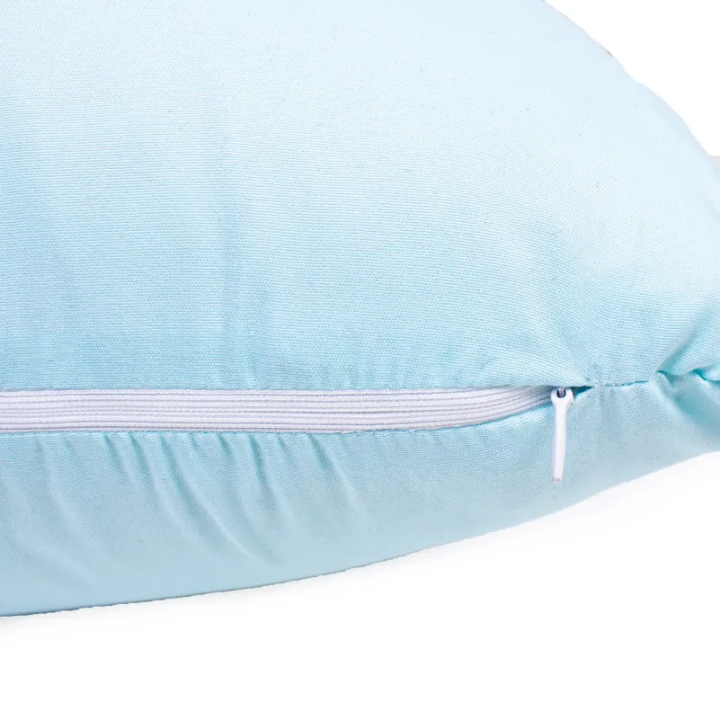 Подушка для беременных и отдыха Г-образная №8461 Eco Line Blue EcoSilk микросатин - 10