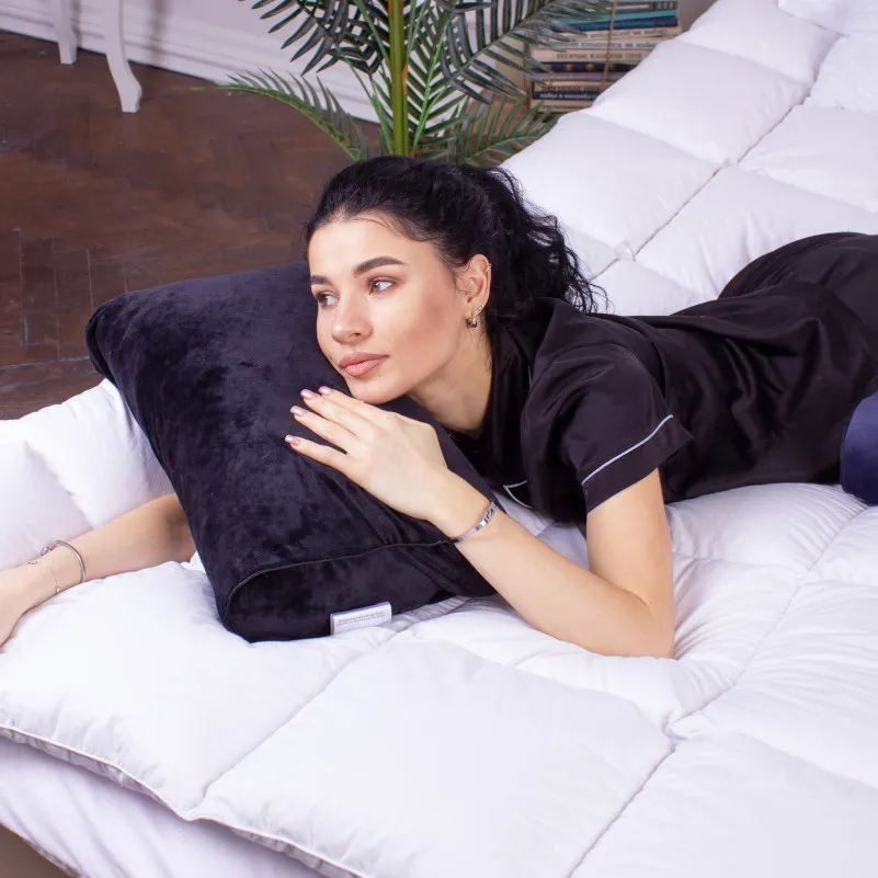 Подушка ортопедическая (стружка Memory) №4167 28-0007 Black Velvet 49*32*10,5 см - 4