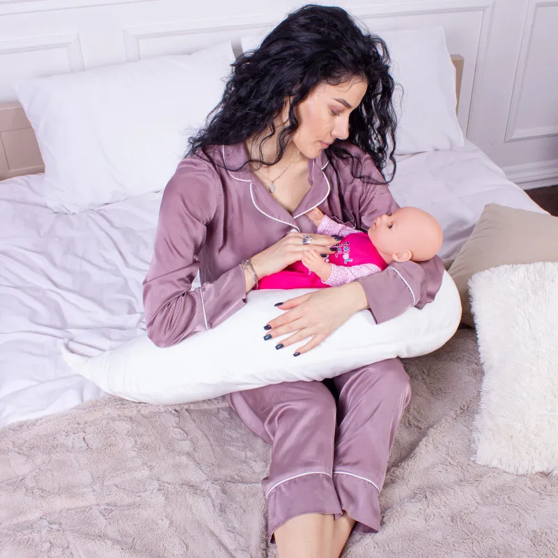 Для беременных и кормления №8629 Velvet Line 28-0001 White 100% Memory - 5