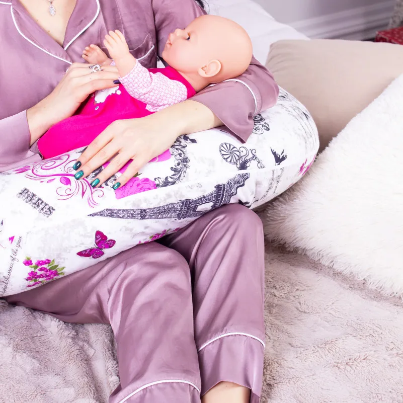 Подушка для вагітних та годування №8654 Print Line 17-0188 Grettir 100% Memory - 5