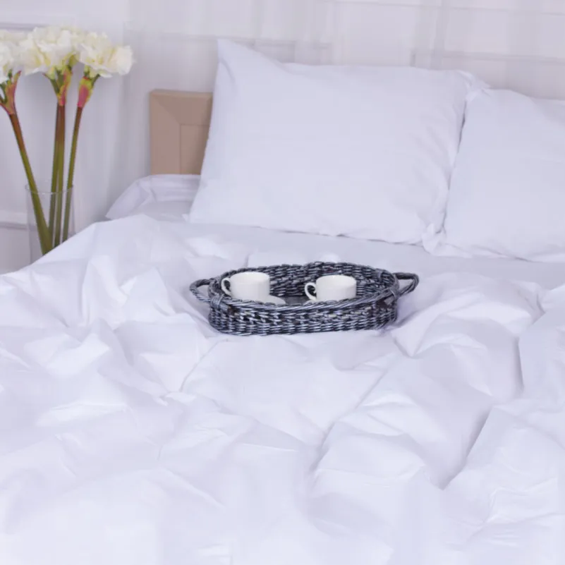 Пододеяльник Бязь 11-2107 White - 6