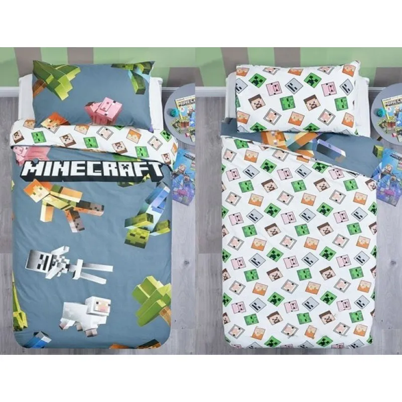 Підковдра Бязь 17-0467 Boy's Minecraft