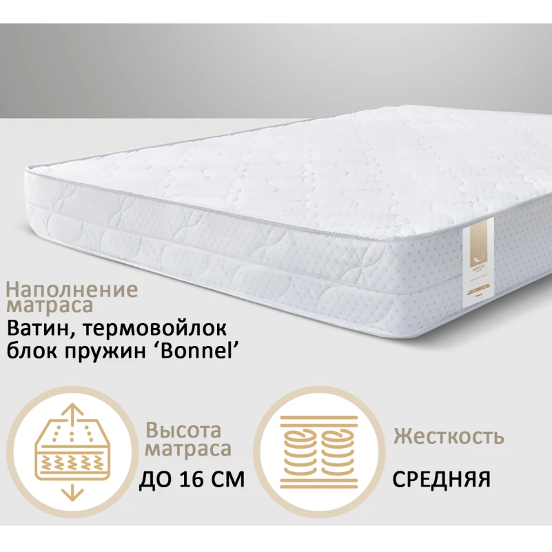 Матрац пружинний №8003 Liam