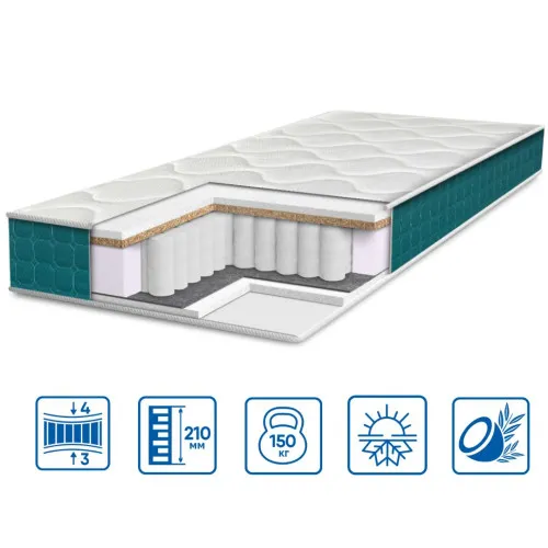 Матрас пружинный "независимые блоки" ES Fresh Spring 2 в 1