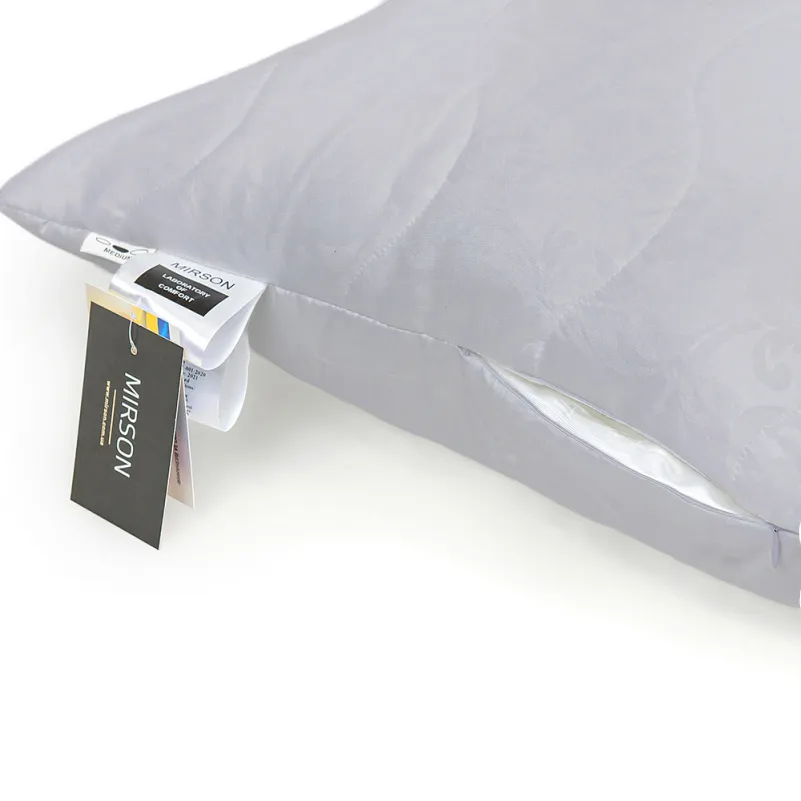 Подушка хлопковая Eco Light Gray №9016 хлопок микросатин - 4