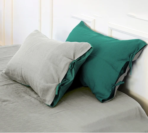 Наволочка Льон Organic Natural Line "Green meadow"