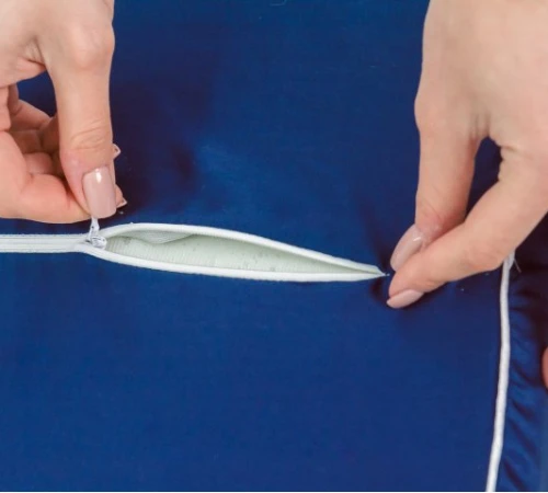 Подушка ортопедическая №7053 Elite Delicate satin Ocean 49*32*10,5 см - 2