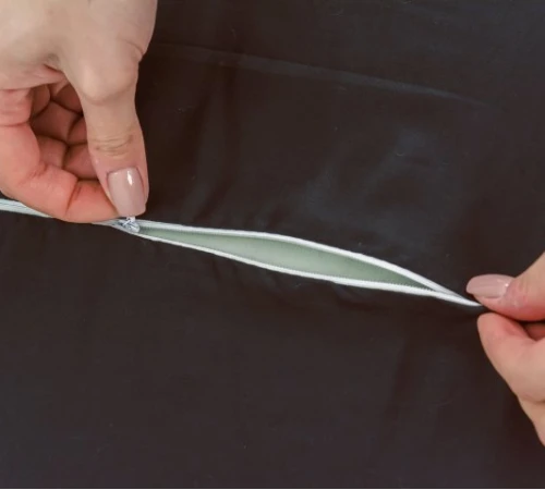 Подушка ортопедическая №7090 Elite Delicate satin Black Pearl 58*40*10,5 см - 2