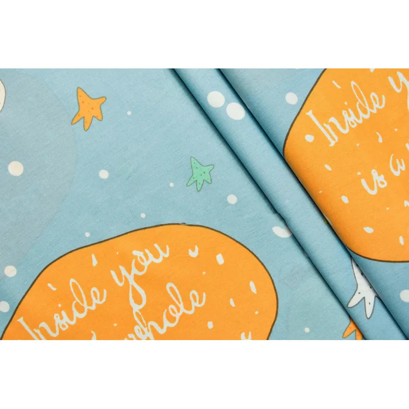 Простынь Бязь 17-0426 Little astronaut - 4