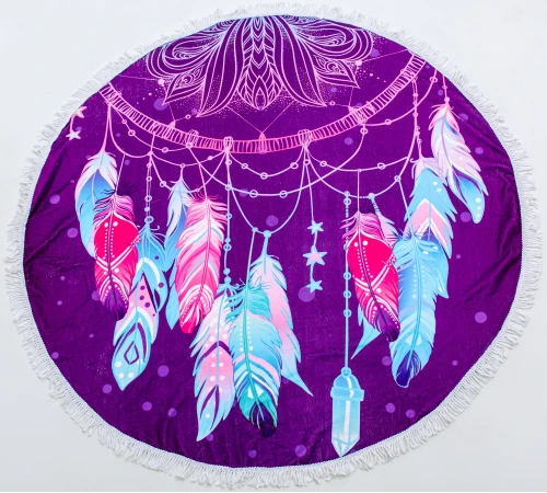 Пляжное полотенце №5051 Summer Time Leather lace